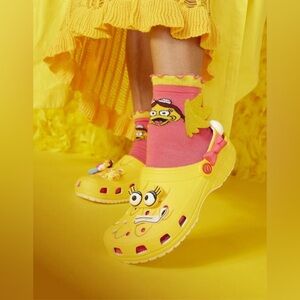 Crocs McDonald's x Birdie Classic Unisex Yellow Comfort Clogs CRO77 women’s SZ 6